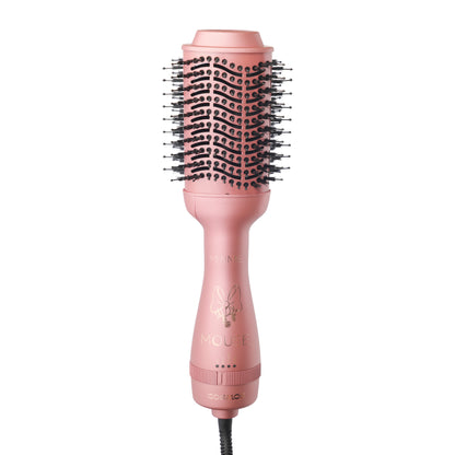 Cepillo Secador Minnie Mouse Disney Cosmos Rosette 2 en 1 – Seca, Alisa, Da Volumen y Controla el Frizz