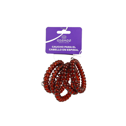 Cauchos En Espiral X5 Unidades Rojo