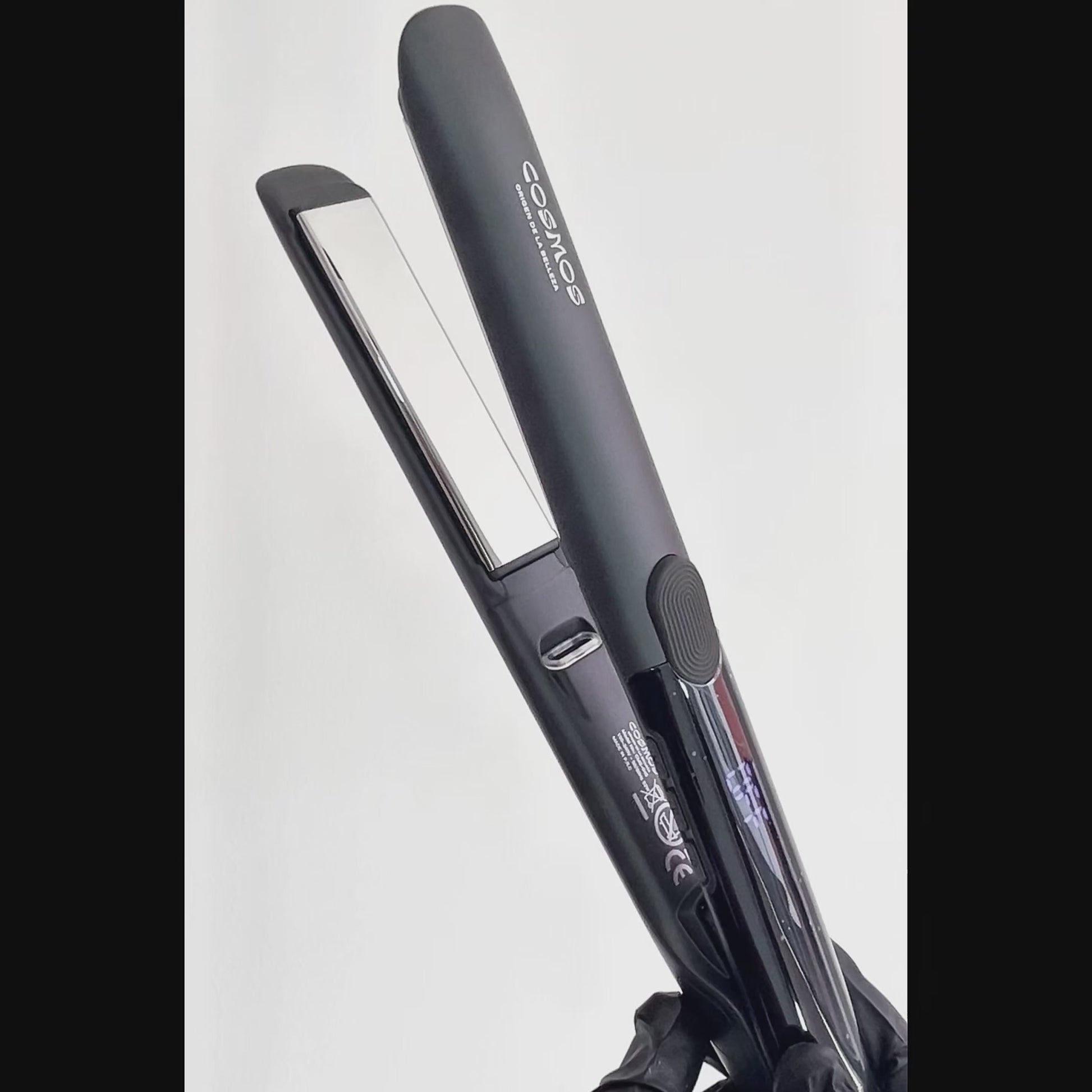 Plancha de Cabello Profesional Cosmos Sagitta Nano Titanio 500°F – Uso Profesional y Personal